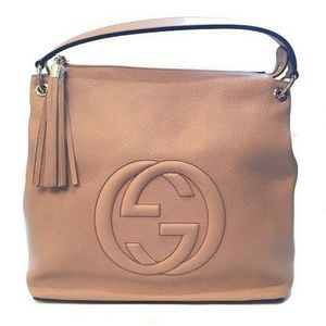 Gucci Women's Camelia Beige GG Soho Handbag